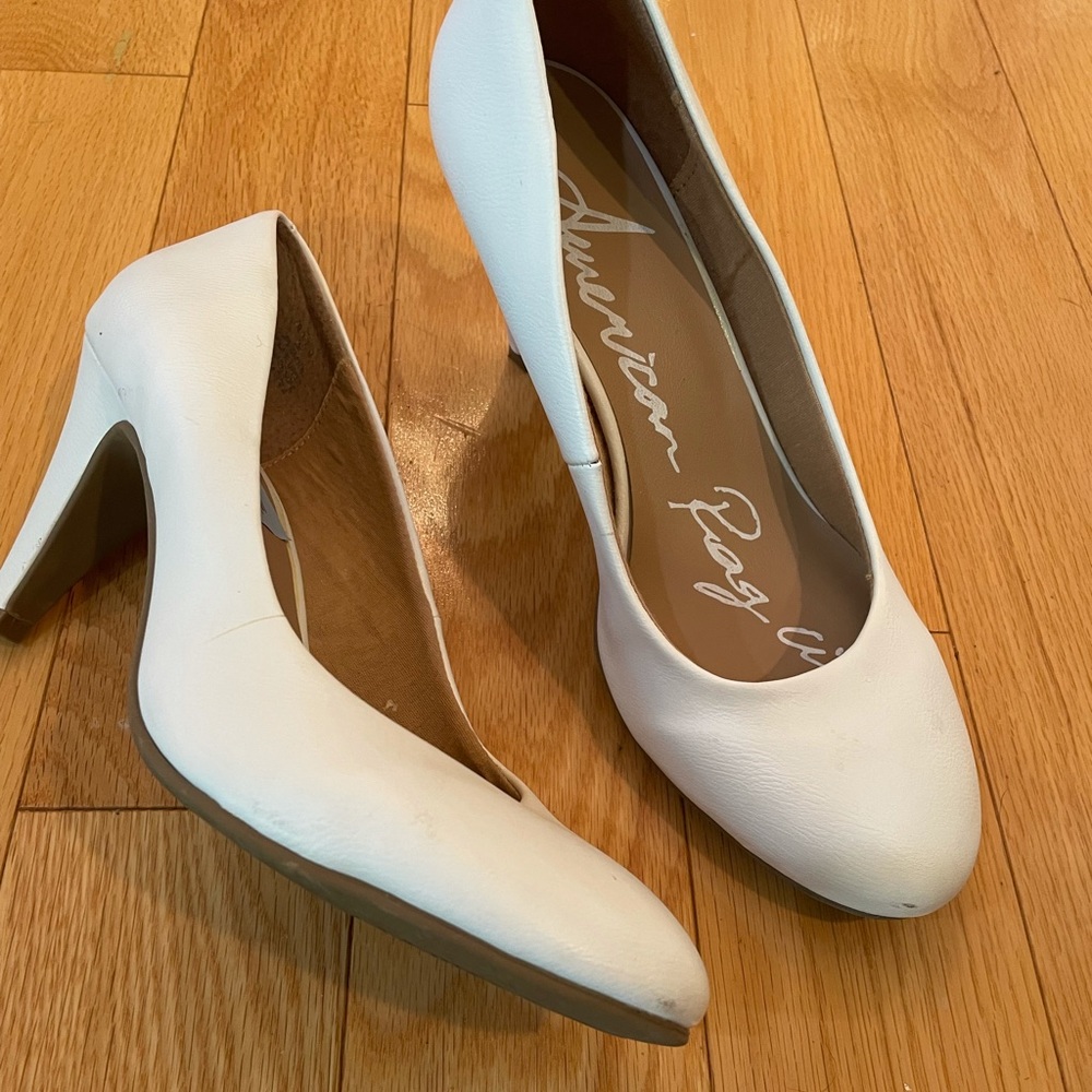 American Rag White Pumps